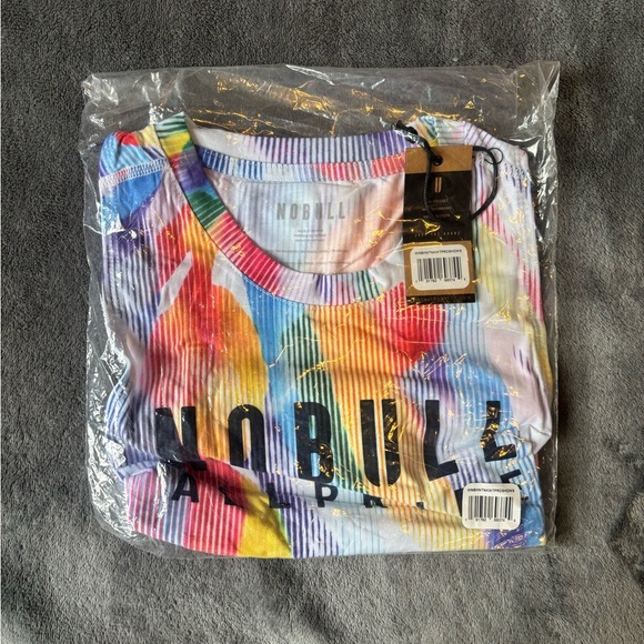 NoBull Women All Pride Rainbow Racerback Tank Top Small - Picture 3 of 5